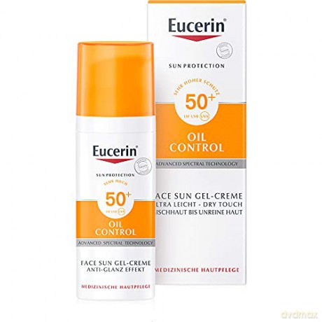 Eucerin Protective Cream Gel lotion for face Oil Control SPF 50+ 50 ml