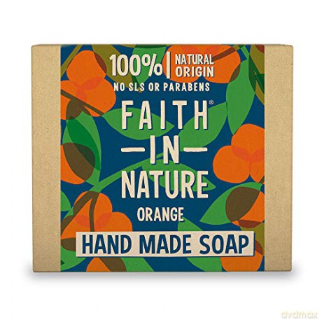 Faith in Nature Vegetable solid soap Orange (Hand Made Soap) 100 g
