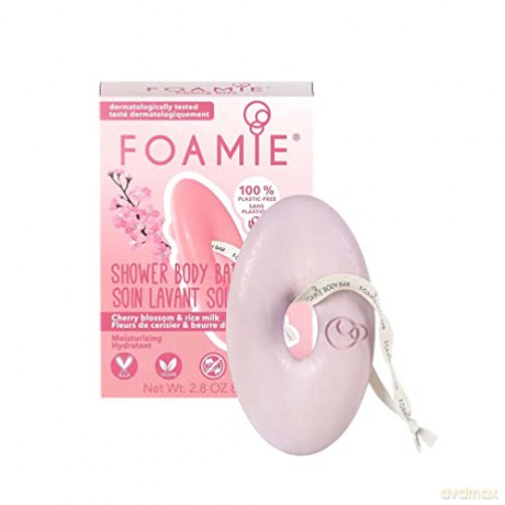 Foamie Cherry Kiss With Cherry Blossom and Rice Milk (Shower Body Bar) 80 g