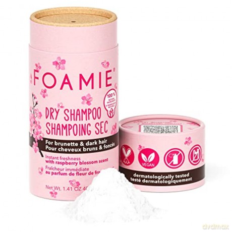 Foamie Dry shampoo for brown and dark hair Berry Brunette (Dry Shampoo) 40 g