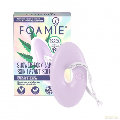 Foamie Moisturizing Shower Soap I Beleaf In You With CBD and Lavender (Shower Body Bar) 80 g