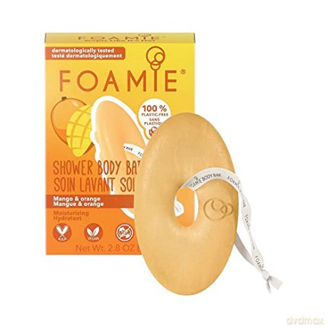 Foamie Moisturizing shower soap Tropic Like It`s Hot With Mango and Orange (Shower Body Bar) 80 g