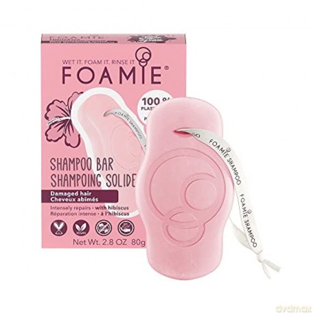 Foamie Shampoo for damaged hair Hibiskiss (Shampoo Bar) 80 g