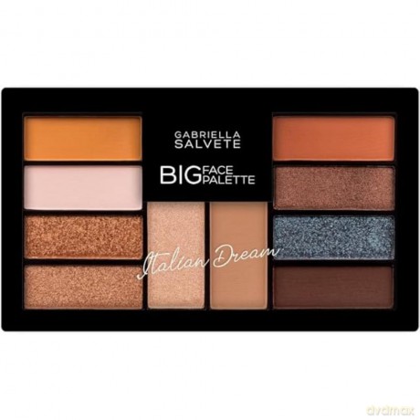 Gabriella Salvete Eyeshadow, bronze and brightener palette Italian Dream (Big Face Palette) 12 g