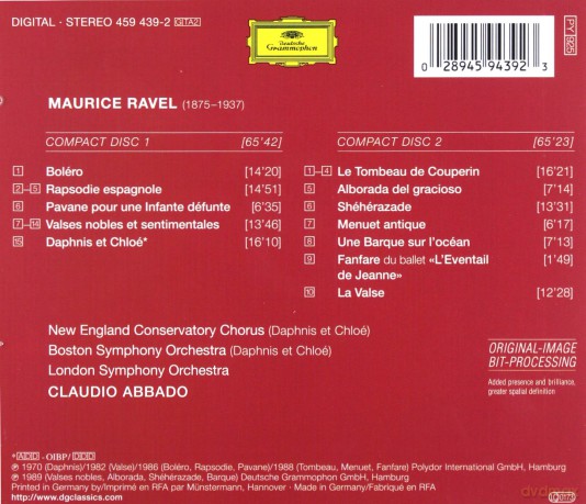 Abbado: Ravel:Orchestral Works [2CD]