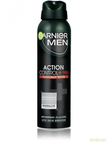 Garnier Antiperspirant Spray Men Mineral Action Control + Clinically Tested 150 ml