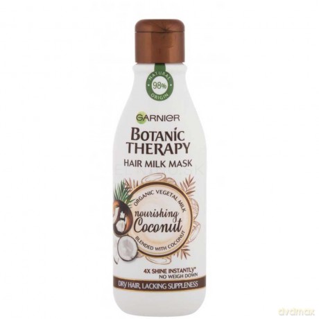Garnier Botanic Therapy (Hair Milk Mask Nourishing Coconut) Nourishing Mask For Dry, (Hair Milk Mask Nourishing Coconut) - Volume: 250 ml