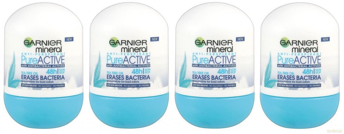 Garnier Mineral Antiperspirant Roll-On 48H Pure Active 50 ml