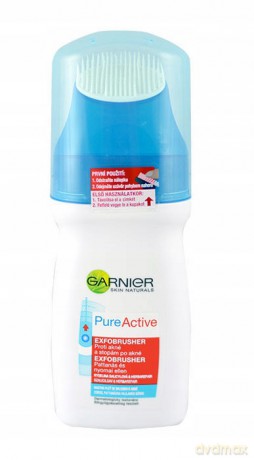 Garnier PureActive cleansing gel with a brush ExfoBrusher 150 ml