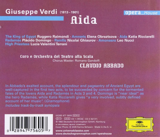 Abbado: Verdi:Aida Opera House [CD]