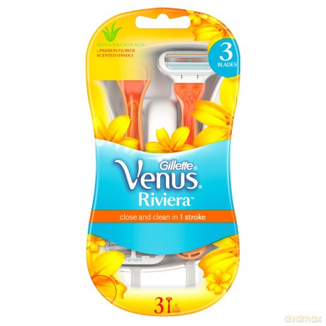 Gillette Disposable razors Venus Riviera 3 pcs