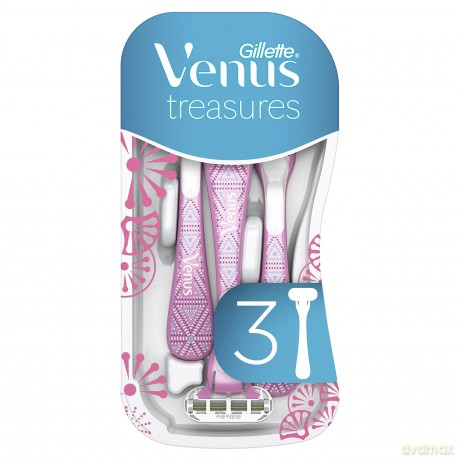 Gillette Disposable razors Venus Treasures Pink 3 pcs