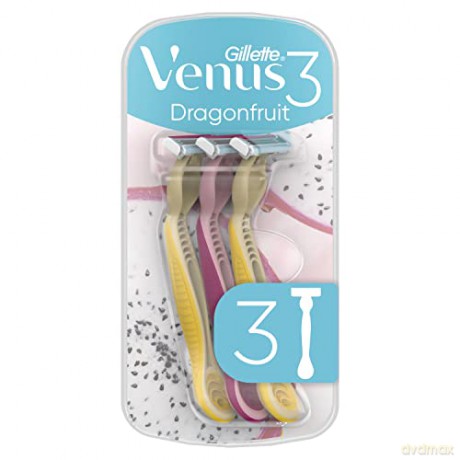 Gillette Disposable women´s razors Venus 3 Dragonfruit 3 pcs