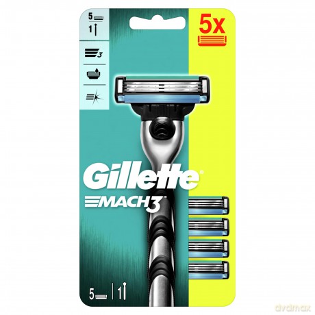 Gillette Gillette Mach3 shaver + 5 heads