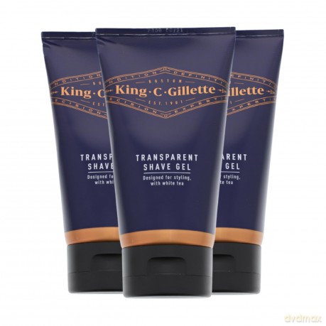 Gillette King Shaving Gel (Transparent Shave Gel) 150 ml