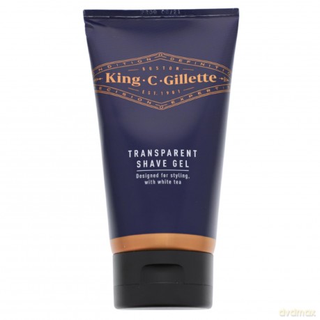 Gillette King Shaving Gel (Transparent Shave Gel) 150 ml