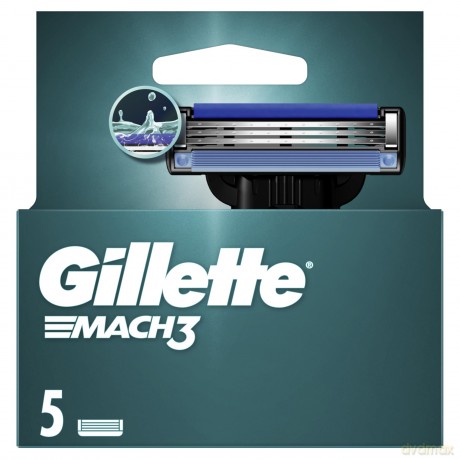 Gillette Replacement heads Gillette Mach3 - Volume: 5 ks