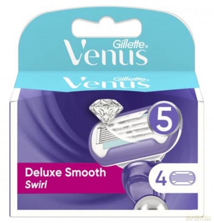 Gillette Replacement shaving heads Venus Swirl 4 pieces
