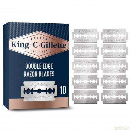 Gillette Spare razors King (Double Edge Razor Blades) 10 pcs