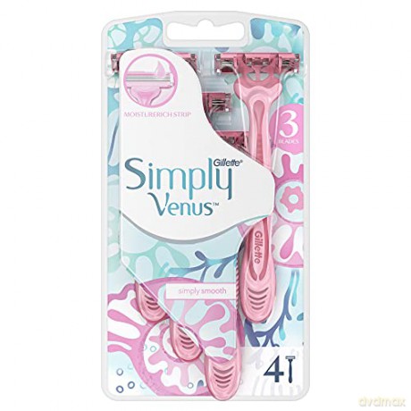 Gillette Swift razor Simply Venus 3 - Variant: 4 pieces