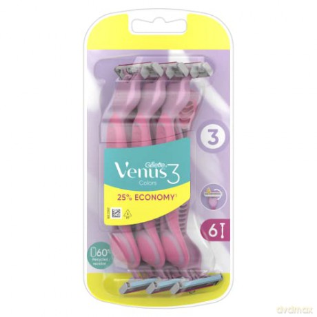 Gillette Swift razor Simply Venus 3 - Variant: 6 ks