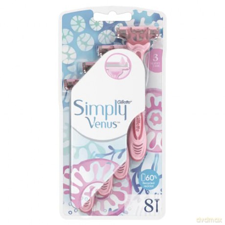 Gillette Swift razor Simply Venus 3 - Variant: 8 pcs