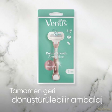 Gillette Venus Extra Smooth Sensitiv e Rose Gold razor + 1 head