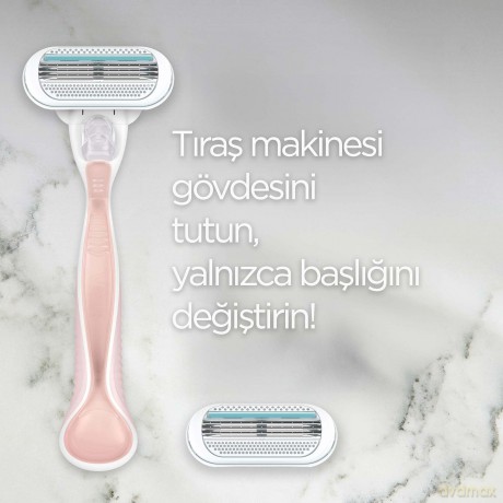 Gillette Venus Sensitiv e Smooth shaver + 2 heads