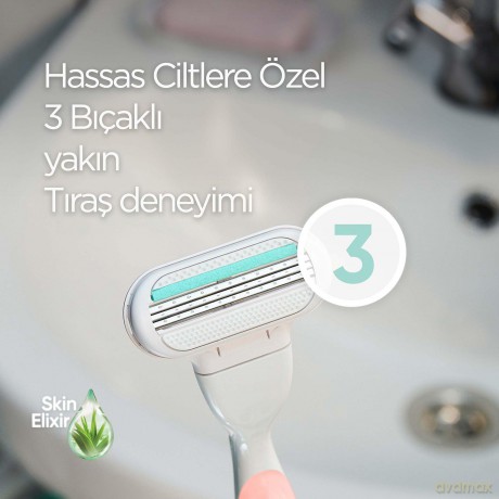 Gillette Venus Sensitiv e Smooth shaver + 2 heads
