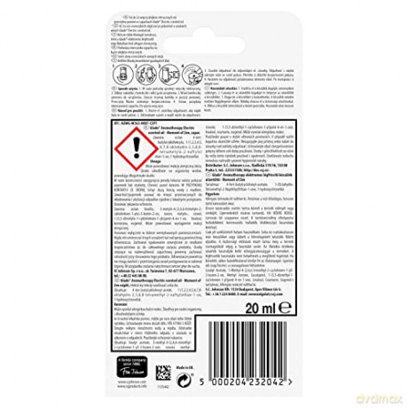 Glade Refill for electric air freshener Aromatherapy Electric Moment of Zen 20 ml