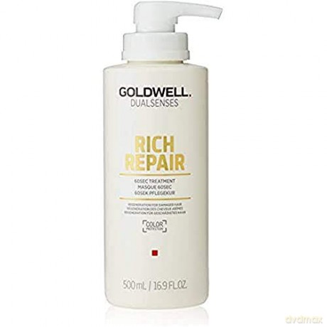 Goldwell Mask for Dry and Damaged Hair Dualsenses Rich Repair (60Sec Treatment) - Volume: 500 ml