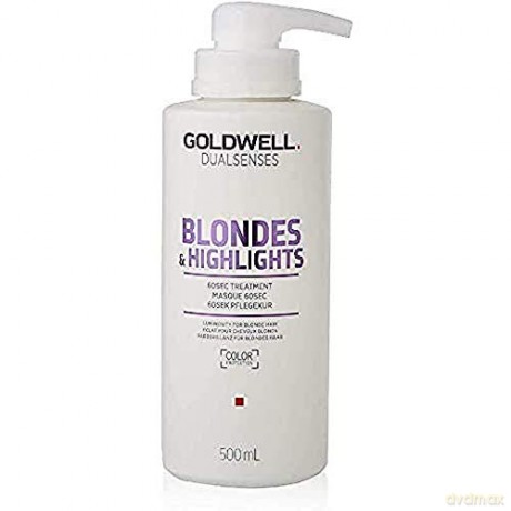 Goldwell Regenerating Mask neutralizing yellow hair tones Dualsenses Blonde s & Highlights (60 Sec Treatment) - Volume: 500 ml