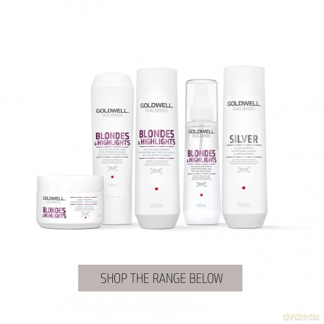 Goldwell Shampoo for blonde and gray hair Dualsenses Silver(Refining Silver Shampoo) 250 ml