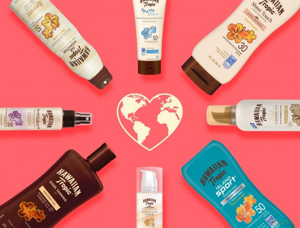 Hawaiian Tropic Sunscreen SPF 30 Island Sport (Sun Protective Lotion Ultra Light) 180 ml