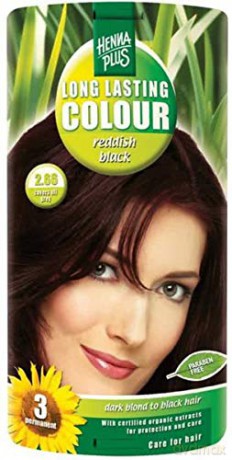 HennaPlus Prolonged hair color 100ml (Long Lasting Colour) - Shade: 2.66 Red-Black