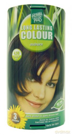 HennaPlus Prolonged hair color 100ml (Long Lasting Colour) - Shade: 4.56 Chestnut