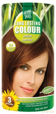 HennaPlus Prolonged hair color 100ml (Long Lasting Colour) - Shade: 5.4 Indian Summer