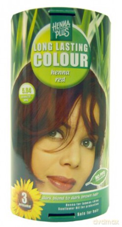HennaPlus Prolonged hair color 100ml (Long Lasting Colour) - Shade: 5.64 Red henna