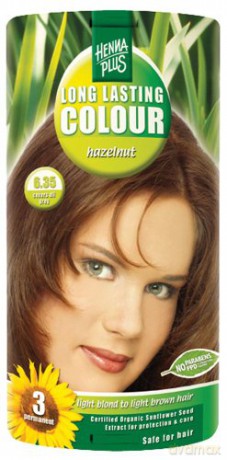 HennaPlus Prolonged hair color 100ml (Long Lasting Colour) - Shade: 6.35 Hazelnut