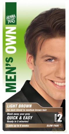 HennaPlus The natural hair color for men Men Own - Shade: Light Brown