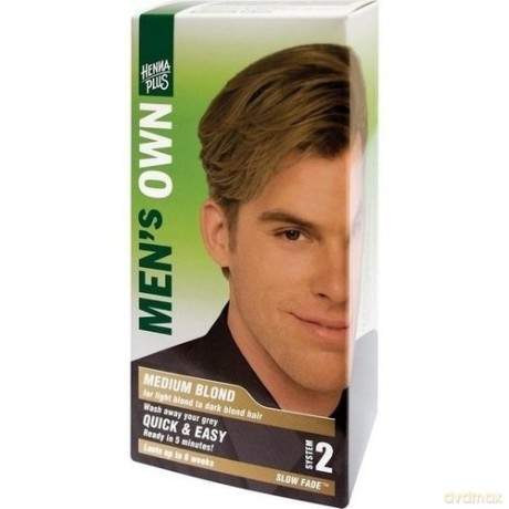 HennaPlus The natural hair color for men Men Own - Shade: Medium Blond