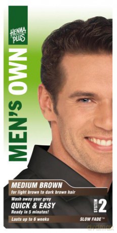 HennaPlus The natural hair color for men Men Own - Shade: Medium Brown