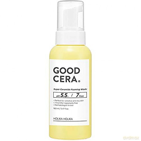 Holika Holika Good Cera (Super Ceramide Foaming Wash) 160 ml cleansing foam for dry and sensitive skin