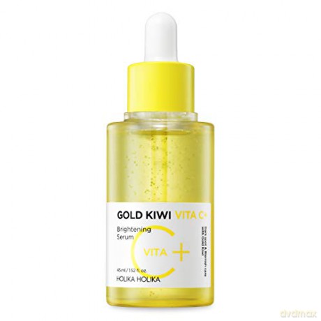 Holika Holika Hydrating and Brightening Skin Care Gift Set Gold Kiwi Vita C + Brightening Serum Set Special Edition