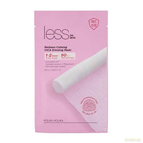 Holika Holika Soothing Cloth Mask for Sensitive and Reddened Skin Less on Skin (Redness Calming Cica Dressing Mask) 25 ml