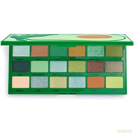 I Heart Revolution 18 Eyeshadow Palette Tasty Palette Avocado 22 g