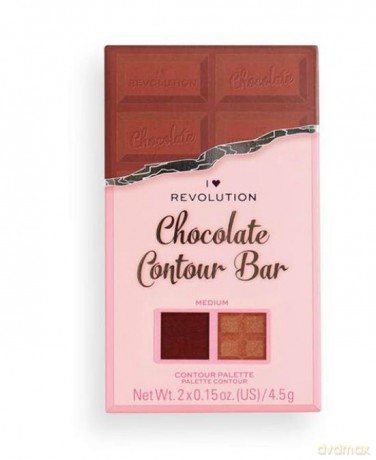 I Heart Revolution Chocolate (Contour Palette) 9 g - Shade: Medium