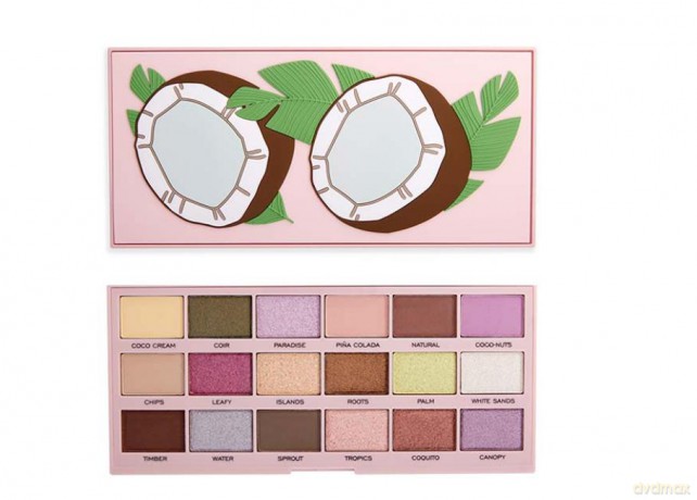 I Heart Revolution Coconut Eyeshadow Palette 22 g