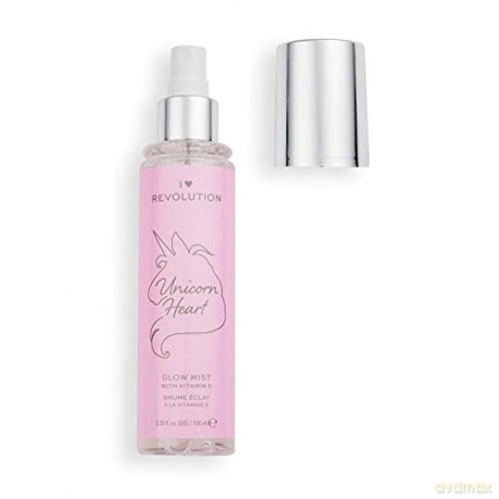 I Heart Revolution Glittering fixing mist for makeup Unicorn Heart (Glow Mist) 100 ml