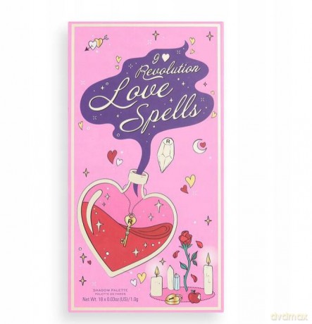 I Heart Revolution Love Spells eye shadow palette 18 g